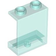 Panel 1 x 2 x 2 [Hollow Studs] (Trans-Light Blue)