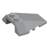 Brick Wedged, Sloped 4 x 4 Triple, Stud Notches (Light Bluish Gray)