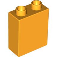 Duplo Brick 1 x 2 x 2 (Bright Light Orange)
