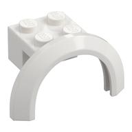Wheel Arch, Mudguard 4 x 2 1/2 x 2 with 2 x 2 Plate (White)