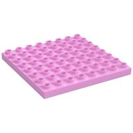Duplo Plate 8 x 8 (Bright Pink)
