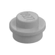 Plate Round 1 x 1 with Solid Stud (Pearl Light Gray)