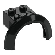 Wheel Arch, Mudguard 4 x 2 1/2 x 2 with 2 x 2 Plate (Black)