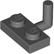 Plate Special 1 x 2 with Bar Up [Horizontal Arm 6mm] (Dark Bluish Gray)