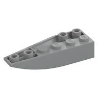 Brick Wedged, Curved Inverted 6 x 2 Right (Light Bluish Gray)