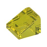 Brick Sloped 30° 1 x 1 x 2/3 (Cheese Slope) (Trans-Yellow)