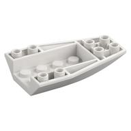Brick Wedged, Curved Inverted 6 x 4 (White)