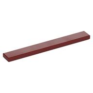 Tile 1 x 8 with Groove (Dark Red)