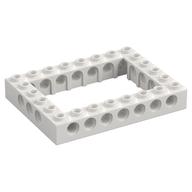 Technic Brick 6 x 8 with 4 x 6 Opening (White)