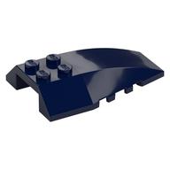 Brick Wedged, Curved 6 x 4 Triple (Dark Blue)