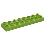 Duplo Plate 2 x 8 (Lime)