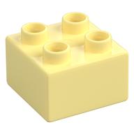Duplo Brick 2 x 2 (Bright Light Yellow)