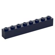 Brick 1 x 8 (Dark Blue)