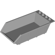 Tipper Bed 4 x 6, Open Studs (Light Bluish Gray)