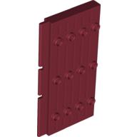 Door 1 x 5 x 7 1/2 Stockade (Dark Red)