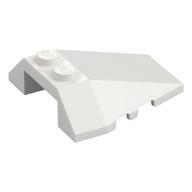 Brick Wedged, Sloped 4 x 4 Triple, Stud Notches (White)