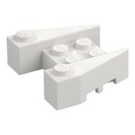 Brick Wedged 3 x 4 [Stud Notches] (White)