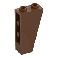 Brick Sloped Inverted 75° 2 x 1 x 3 (Reddish Brown)