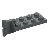 Hinge Plate 2 x 4 with Articulated Joint - Male (Dark Bluish Gray)