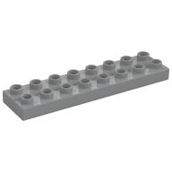 Duplo Plate 2 x 8 (Light Bluish Gray)
