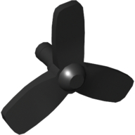 Duplo Rotor / Propeller, 3 Blade (Blue)