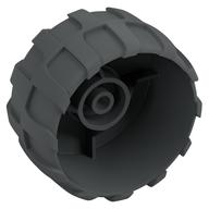 Wheel Hard Plastic Large (54mm D. x 30mm) (Dark Bluish Gray)