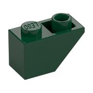 Brick Sloped Inverted 45° 2 x 1 (Dark Green)