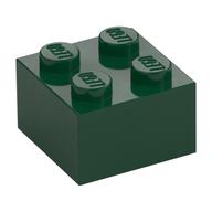 Brick 2 x 2 (Dark Green)