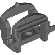 Animal / Creature Accessory, Saddle [Two Clips] (Dark Bluish Gray)