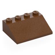 Brick Sloped 33° 3 x 4 (Reddish Brown)