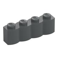 Brick Special 1 x 4 Palisade [aka Log] (Dark Bluish Gray)