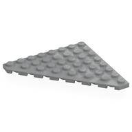 Wedge Plate 8 x 8 Cut Corner (Light Bluish Gray)