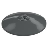 Dish 8 x 8 Inverted [Radar], Solid Studs, Rounded Anti-stud Underside (Dark Bluish Gray)
