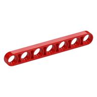 Technic Beam 1 x 7 Thin (Red)