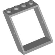 Window 4 x 4 x 3 Roof (Light Bluish Gray)