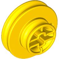 Duplo Technic Wedge Belt Wheel (Yellow)