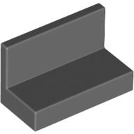 Panel 1 x 2 x 1 [Square Corners] (Dark Bluish Gray)