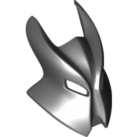 Large Figure Mask / Visor, Vladek with Horns (Speckle Black-Silver)