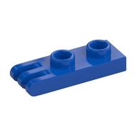 Hinge Plate 1 x 2 with 3 Fingers [Hollow Studs] (Blue)