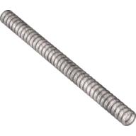 Hose, Ribbed 7mm D. 13L / 10.4cm (Metallic Silver)