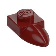 Plate Special 1 x 1 with Tooth (Dark Red)