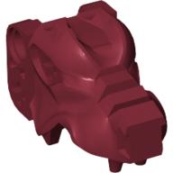 Animal Body Part, Wolf Head, 'Fenris Wolf' (Dark Red)