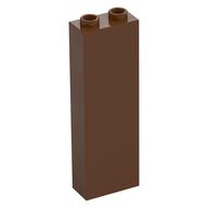 Brick 1 x 2 x 5 with Hollow Studs (Reddish Brown)