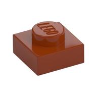 Plate 1 x 1 (Dark Orange)