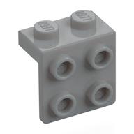 Bracket 1 x 2 - 2 x 2 (Light Bluish Gray)