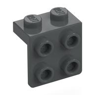 Bracket 1 x 2 - 2 x 2 (Dark Bluish Gray)