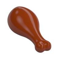 Food Turkey Drumstick [Short] - 20mm Round Opening (Dark Orange)