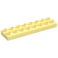 Duplo Plate 2 x 8 (Bright Light Yellow)