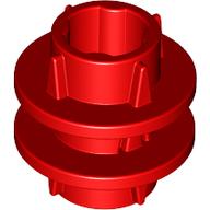 Technic Driving Ring 2L, 4 Ridges (Red)