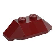 Brick Wedged, Sloped 45° 2 x 4 Triple (Dark Red)